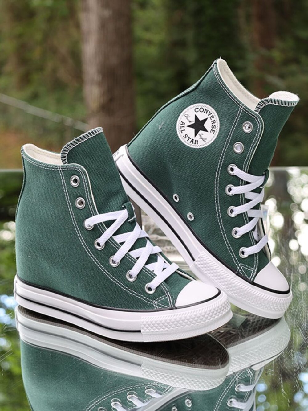 Converse Chuck Taylor All Star Hi Wedge Green